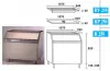 Корзина R 250 для льдогенератора SIMAG   на 230 кг