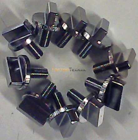 Набор фиксаторов 10 штук хром, для Unox