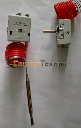 Термостат рабочий 1-фазный 16А 51-190°C