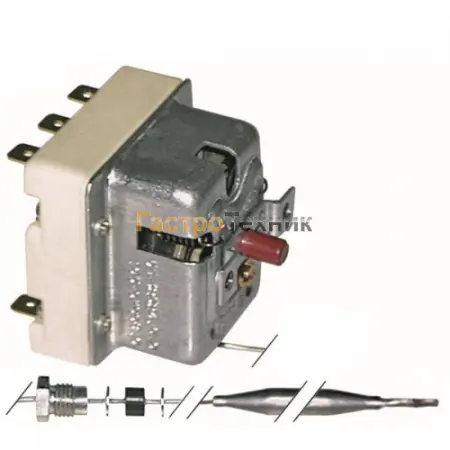 Термостат аварийный 3-фазный 20А 165°C сальник M9x1