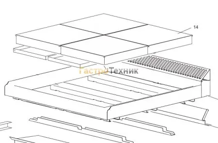 Конфорка Apach APRE-77QFE/PL