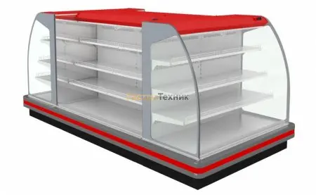 Пристенная витрина Варшава 160/94 ВХСп-1,68 торцевая