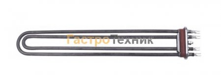 ТЭН ванны 6100Вт/254В, 420мм, фланец 80х27мм для Hobart