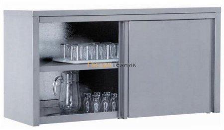 Полка настенная закрытая "купе" 1500х400х600 ПЗК-1500-Н