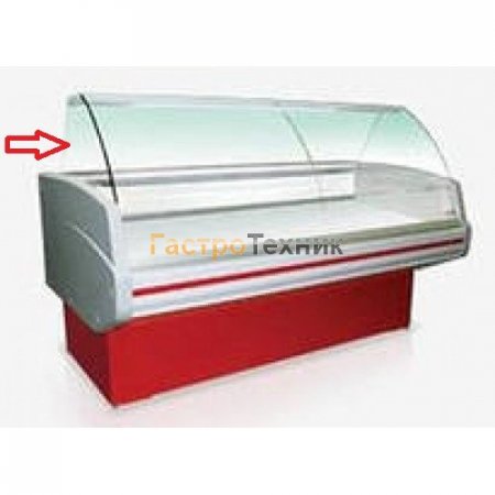 Стекло боковое витрины холодильной (прилавка) Двина ВСн, ВН
