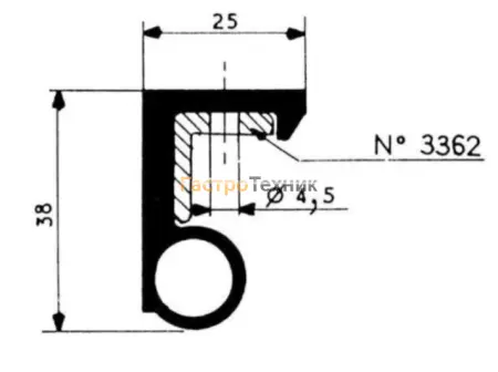 Уплотнитель Fermod 3350