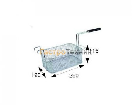 Корзина фритюрницы 290x190x115мм