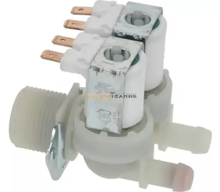 Клапан электромагнитный двойной 693050289 посудомоечной машины SMEG