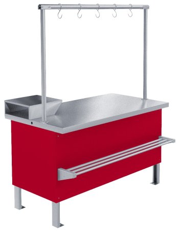 Прилавок холодильный среднетемпературный «Мясной» ПХС-1,55/0,85 (встроенное холодоснабжение)2