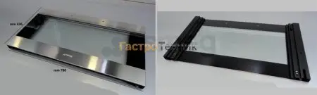Стекло 696137514 для электрического духового шкафа ALFA143XM, 45х60 см Smeg